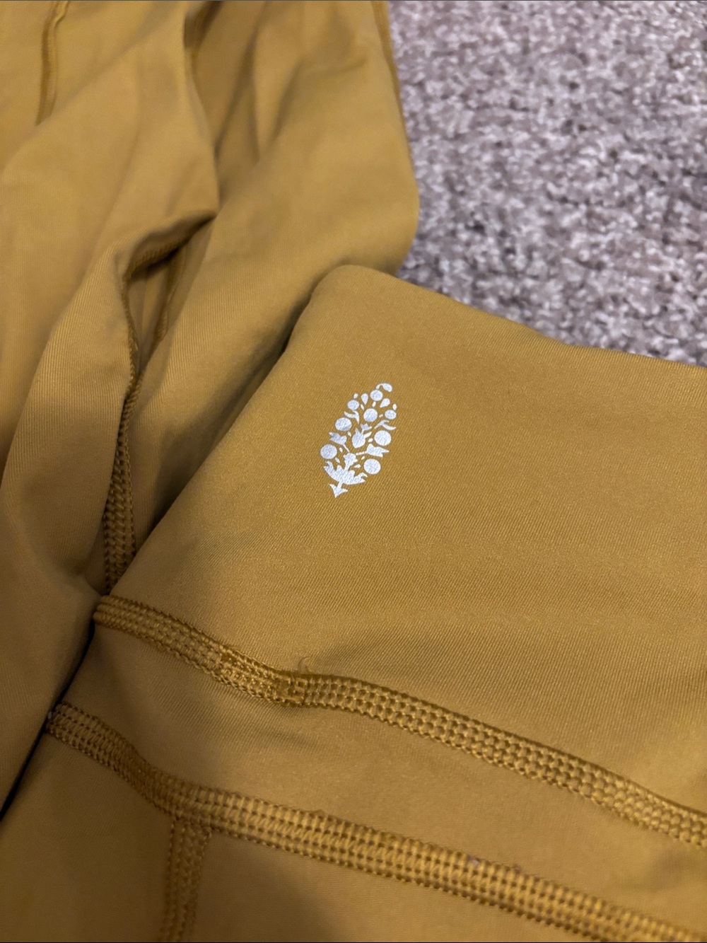 FP Movement by Free People Mustard boot, cut leggings